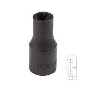 Головка для поврежденного крепежа 1/2", 10 мм KING TONY 9TD403-10M TONY