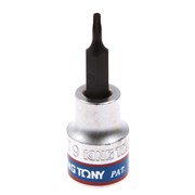 Насадка (бита) торцевая 3/8", Torx, T9, L = 50 мм, с отверстием KING TONY 302709 Tony