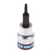 Насадка (бита) торцевая 3/8", Torx, T10, L = 50 мм, с отверстием KING TONY 302710 Tony