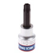 Насадка (бита) торцевая 3/8", Torx, T40, L = 50 мм, с отверстием KING TONY 302740 Tony