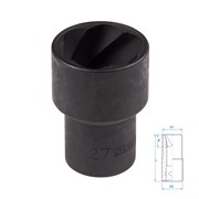 Головка для поврежденного крепежа 1/2", 27 мм KING TONY 9TD403-27M Tony