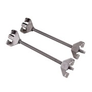 Стяжка амортизаторных пружин, 370 мм, вороненая, двойной крюк, 2 предмета AFFIX AF10003370 AF10003370