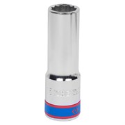 Головка торцевая глубокая двенадцатигранная 1/2", 15 мм KING TONY 423015M TONY