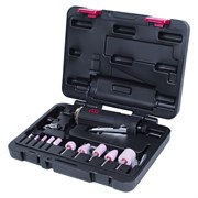 Пневматическая бормашина (шарошка) 3 - 6 мм, 20000 об/мин, с набором принадлежностей, 15 предметов MIGHTY SEVEN QA-0215A SEVEN