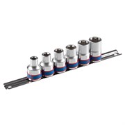 Набор торцевых головок 1/2", TORX Е-стандарт, E10-E20, 6 предметов KING TONY 4106PR TONY
