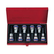 Набор торцевых насадок 1/2", Torx, Т20-Т60 мм, L = 80 мм, 9 предметов KING TONY 4119PR TONY