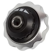 Трещотка компактная 1/4", бесшаговая, дисковый механизм, для вставок (бит) KING TONY 2745 TONY