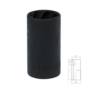 Головка для поврежденного крепежа 1/2", 19 мм KING TONY 9TD403-19M TONY