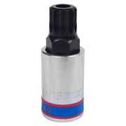 Насадка (бита) торцевая 1/2", Spline, M16, L = 66 мм, с отверстием KING TONY 402B16 TONY