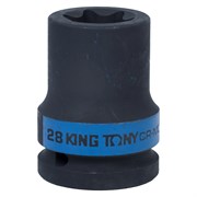 Головка торцевая ударная TORX Е-стандарт 3/4", E28, L = 56 мм KING TONY 657528M TONY