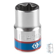 Головка торцевая TORX Е-стандарт 3/8", E14, L = 28 мм KING TONY 337514M Tony