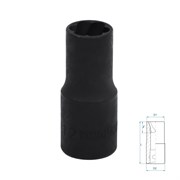 Головка для поврежденного крепежа 1/2", 12 мм KING TONY 9TD403-12M TONY