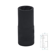 Головка для поврежденного крепежа 1/2", 14 мм KING TONY 9TD403-14M TONY