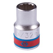 Головка торцевая стандартная двенадцатигранная 1/2", 15/32", дюймовая KING TONY 433015S TONY
