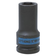 Головка торцевая ударная глубокая шестигранная 3/4", 21 мм KING TONY 643521M TONY