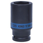 Головка торцевая ударная глубокая шестигранная 3/4", 35 мм KING TONY 643535M TONY