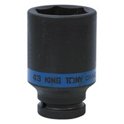 Головка торцевая ударная глубокая шестигранная 3/4", 43 мм KING TONY 643543M TONY