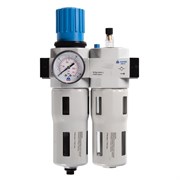 Фильтр влагоотделитель с редуктором и лубрикатор 3/4", с манометром МАСТАК 690-51 690-51