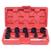 Набор торцевых головок для поврежденных гаек и болтов, 8-21 мм, кейс, кейс, 12 предметов МАСТАК 109-30012C 109-30012C