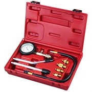 Компрессометр бензиновый, 0-20 атм, кейс, 8 предметов МАСТАК 120-10008C 120-10008C