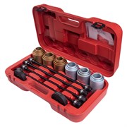 Набор оправок для монтажа и демонтажа сайлентблоков, кейс, 26 предметов МАСТАК 110-20026C 110-20026C