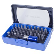 Набор вставок (бит) 1/4", PH, PZ, Hex, Torx, Slotted, 32 предмета KING TONY 1032CQ TONY