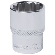 Головка торцевая стандартная двенадцатигранная 1/2", 22 мм МАСТАК 000-42022 000-42022
