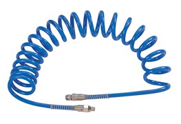 Шланг пневматический 13х18 мм, 15 м, спиральный, полиуретановый, резьба 1/2" MIGHTY SEVEN SD-24415 SEVEN