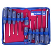 Набор отверток в футляре на молнии, 12 предметов МАСТАК 04-12Z 04-12Z