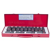 Набор ударных глубоких торцевых головок 1/2", шестигранные, 3/8"-1&1/4", 15 предметов KING TONY 4416SP TONY