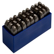 Набор ударных клейм 5 мм, буквы-латиница, 27 предметов, хвостовик HRC 40 KING TONY 11527SQ05 TONY