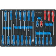 Набор отверток KING TONY ложемент 24 предмета 9-31124MRV