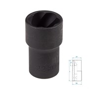 Головка для поврежденного крепежа 1/2", 22 мм KING TONY 9TD403-22M TONY