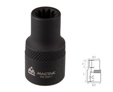 Головка для монтажа / демонтажа тормозных суппортов МАСТАК 102-20011 102-20011