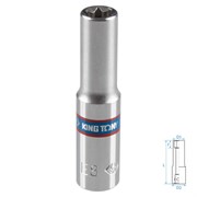 Головка торцевая TORX Е-стандарт 1/4", E8, L = 50 мм KING TONY 227508M TONY