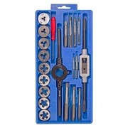 Набор метчиков и плашек HSS M3-M12, кейс, 21 предмет МАСТАК 351-00021C 351-00021C