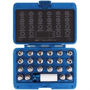 Набор насадок для секреток колес VW, 23 предмета KING TONY 9BW0123 TONY