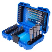 Набор вставок (бит) 1/4", PH, PZ, Hex, Torx, Slotted, сверла, 35 предметов KING TONY 1035MR TONY