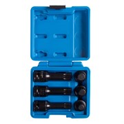 Набор торцевых насадок 1/2", SPLINE, M14-M18 для болта задней ступицы VAG, 6 предметов МАСТАК 100-42006 100-42006