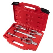 Набор съемников шаровых опор и рулевых наконечников, зев 18, 24, 29 мм, вилки, кейс, 5 предметов МАСТАК 100-55005C 100-55005C