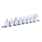 Набор торцевых насадок 1/2", 8-19 мм, четырехгранные, 8 предметов KING TONY 4118MR TONY