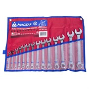 Набор комбинированных ключей, 8-24 мм, 14 предметов МАСТАК 0211-14P 0211-14P