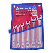 Набор комбинированных ключей, 10-19 мм, 6 предметов МАСТАК 0211-06P 0211-06P