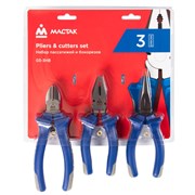 Набор пассатижей и бокорезов, 3 предмета МАСТАК 03-3HB 03-3HB