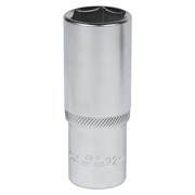 Головка торцевая глубокая шестигранная 1/2", 22 мм МАСТАК 001-40022 001-40022