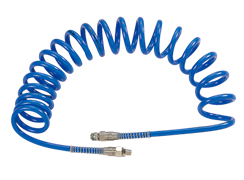 Шланг пневматический 8х12 мм, 10 м, спиральный, полиуретановый, резьба 1/4" MIGHTY SEVEN SD-23110 SEVEN