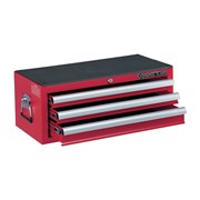 Ящик инструментальный, 3 выдвижных ящика, красный KING TONY 87421-3B TONY