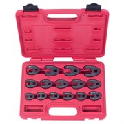 Набор разрезных ключей 3/8"&1/2" (воронья лапка), 8-24 мм, кейс, 15 предметов МАСТАК 0261-15C 0261-15C