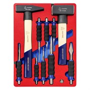 Набор ударно-режущего инструмента, ложемент, 10 предметов МАСТАК 5-9010 5-9010