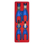 Набор съемников стопорных колец, ложемент, 4 предмета МАСТАК 5-3304 5-3304